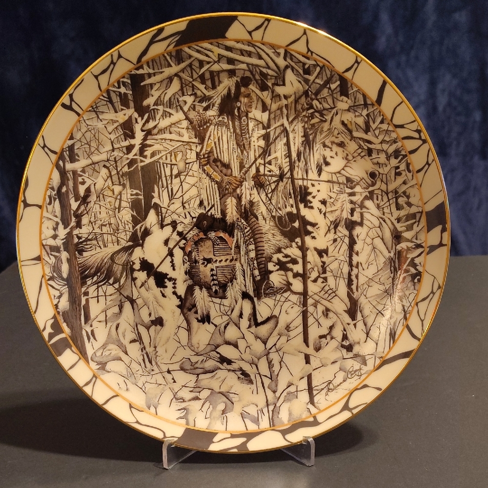 Native American Decorative Plate (By Diana Casey)